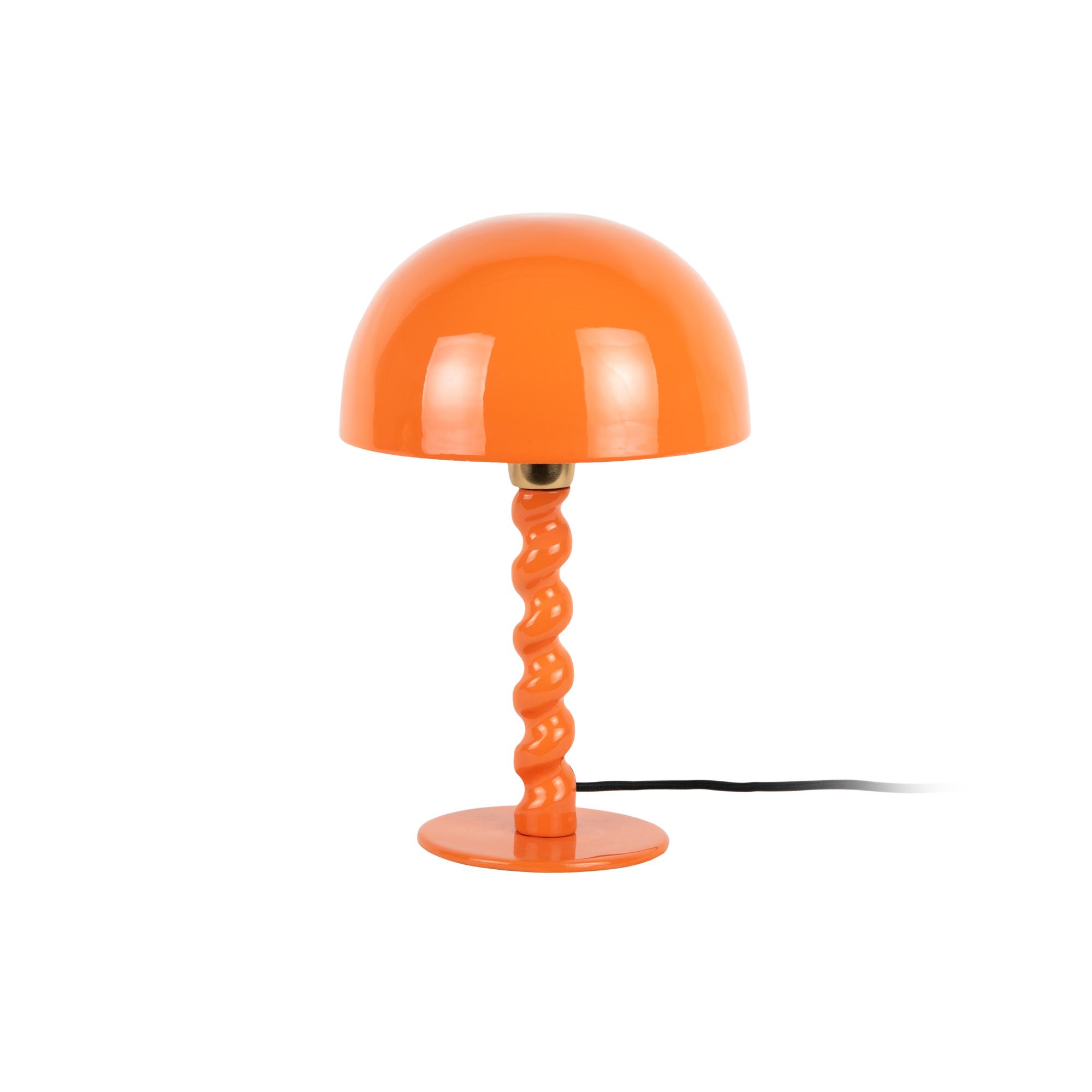 Leitmotiv tafellamp Prisa - oranje - 25x25x39cm - Paddenstoellamp