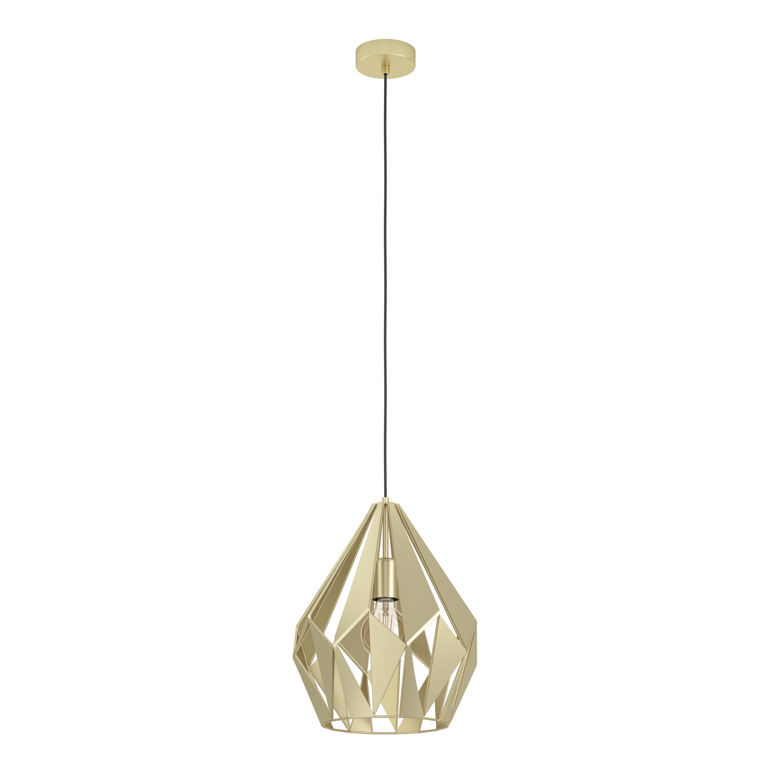 EGLO hanglamp Carlton - e27 - ø 31 cm - goud