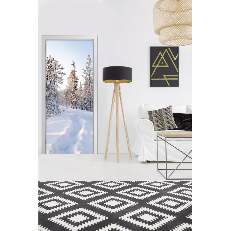 Sticker de porte trompe l'oeil Andolla 83 x 240 cm