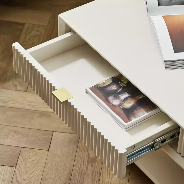 Habitat Roland Coffee Table - Cream