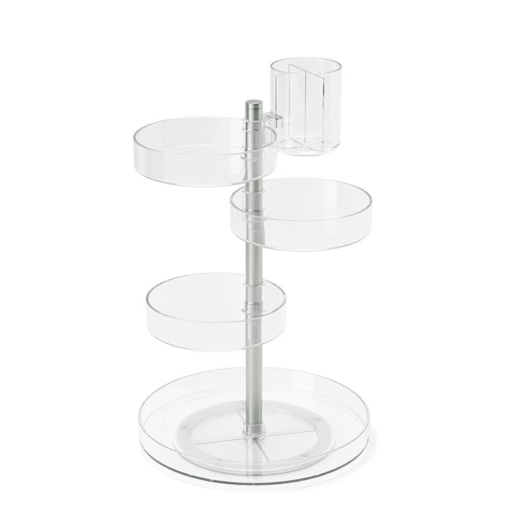 PIROUETTE - Pirouette de salle de bain plastique transparent