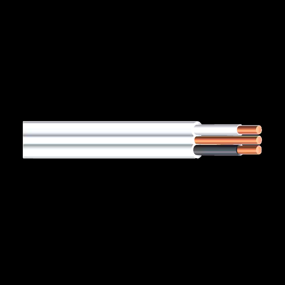 Southwire Romex SIMpull NMD90 Electrical Wire, 14-2, White, Assorted Lengths