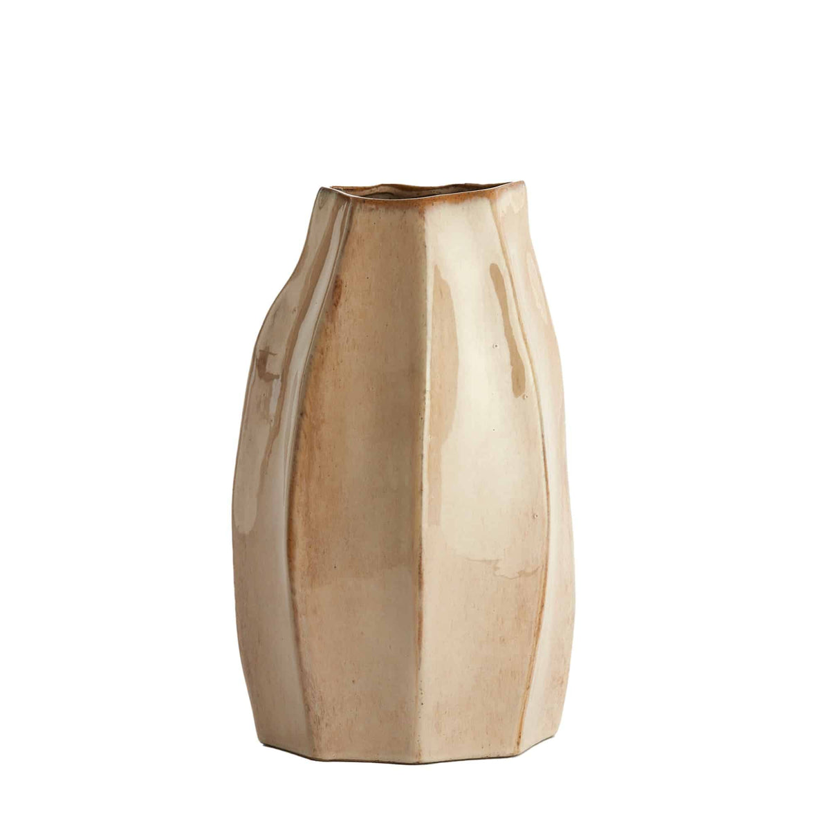 Light & Living vaas Chiado - bruin - 25.5x21.5x42.5cm