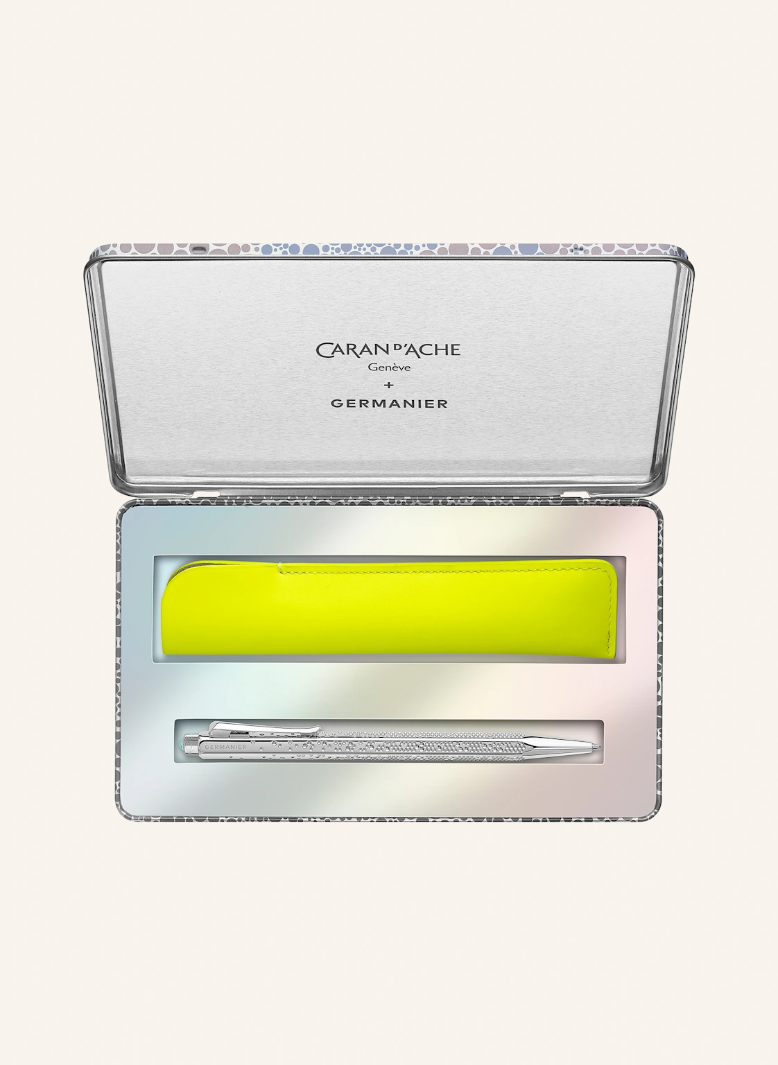 CARAN d'ACHE Set ECRIDOR™ GERMANIER: Kugelschreiber und Lederetui