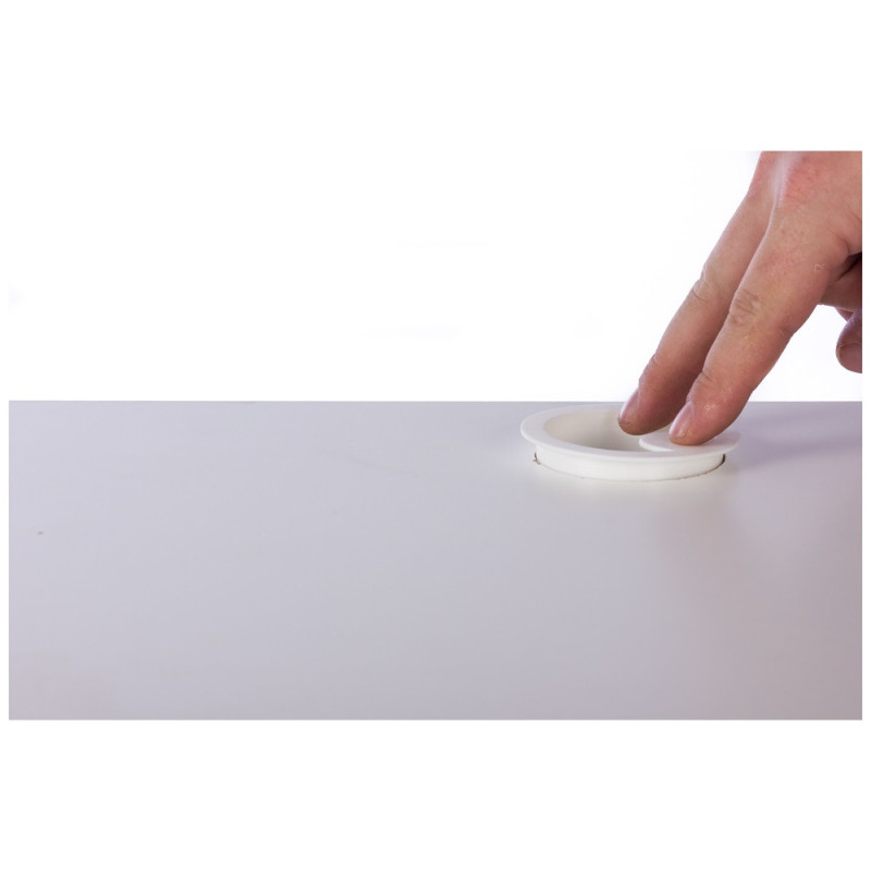 Passe-câble Ø 60 mm blanc TEKNIBOX