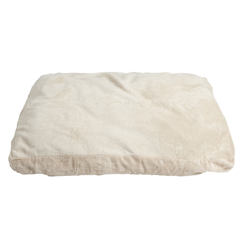 Couchage chien XL tissu beige 80x110cm
