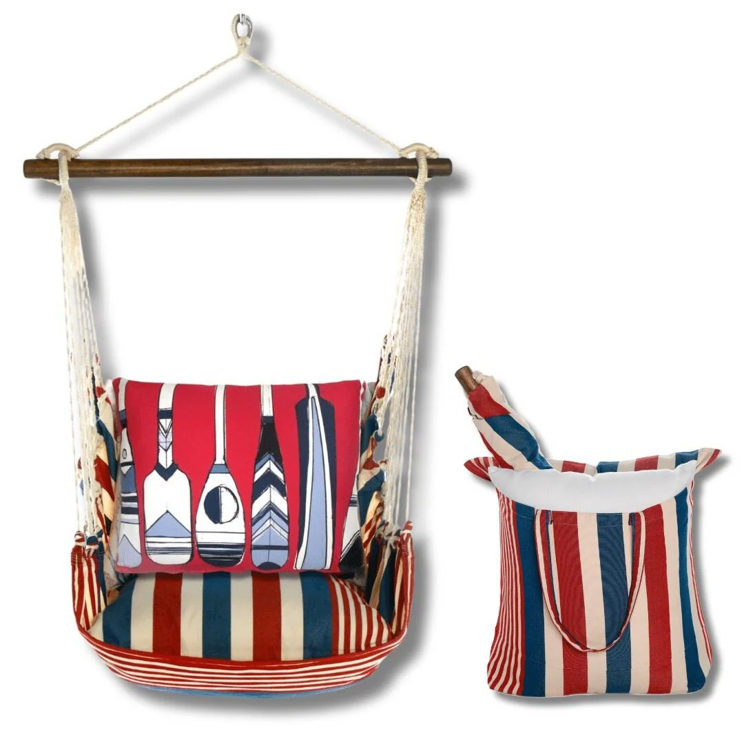 Magnolia Casual Swing Set 4 piece - Stars & Stripes w/ Paddles