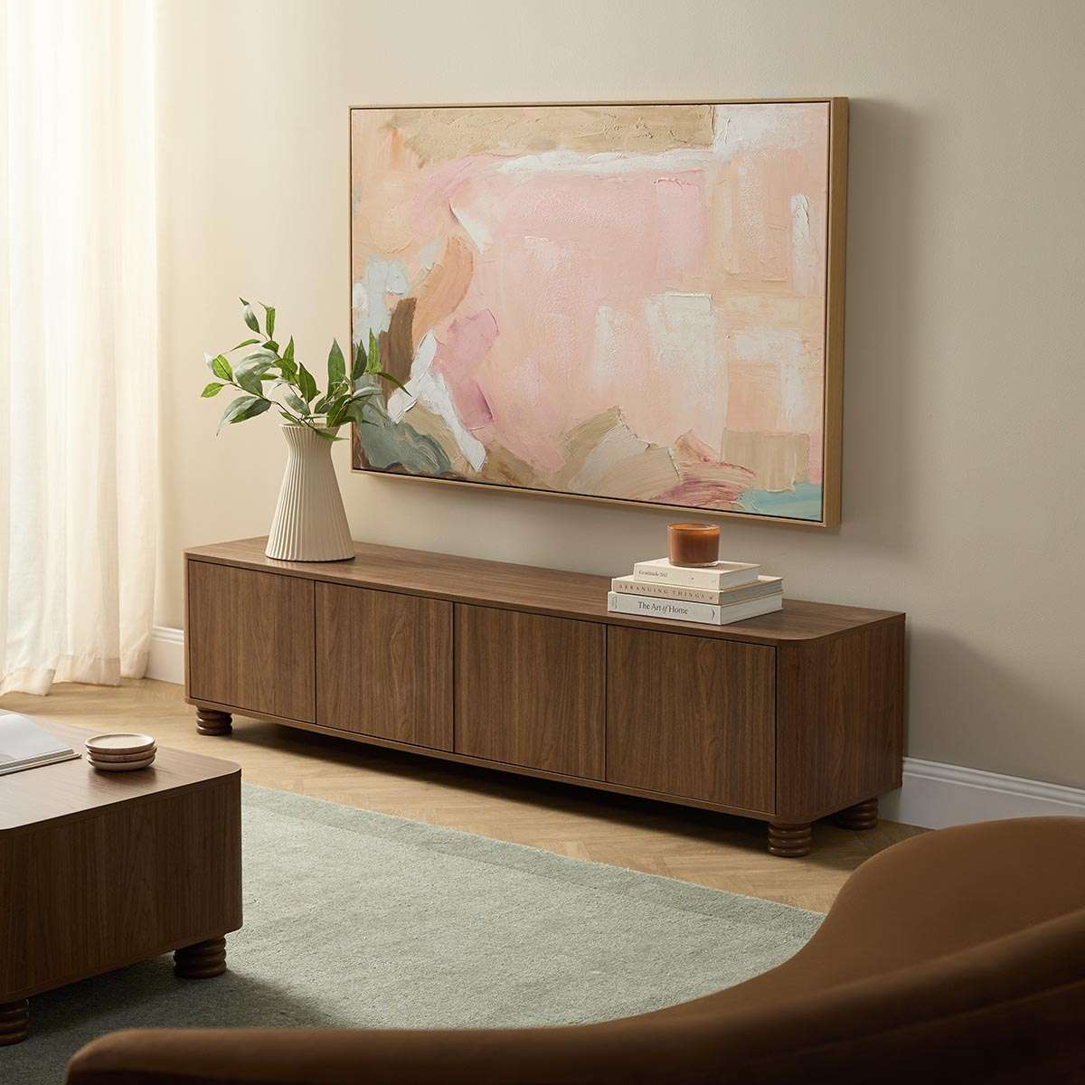 Ziggy Entertainment Unit - Walnut
