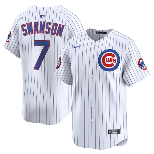 Dansby Swanson Chicago Cubs Nike 2025 MLB World Tour: Tokyo Series Home Limited Player Jersey - White
