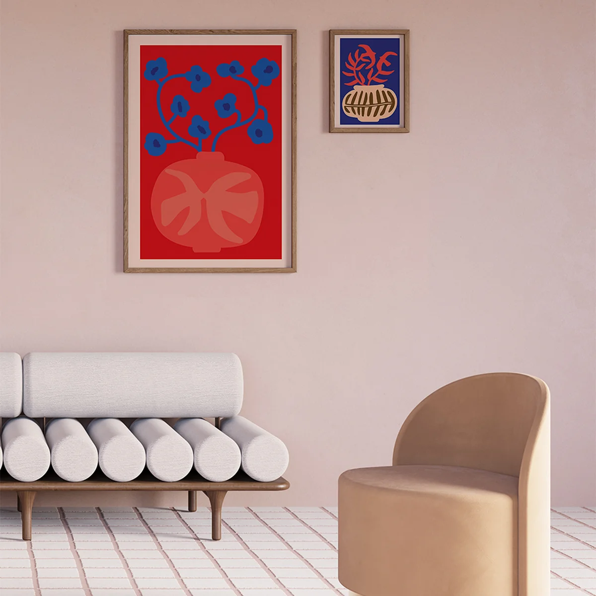 Paper Collective - The Red Vase Poster