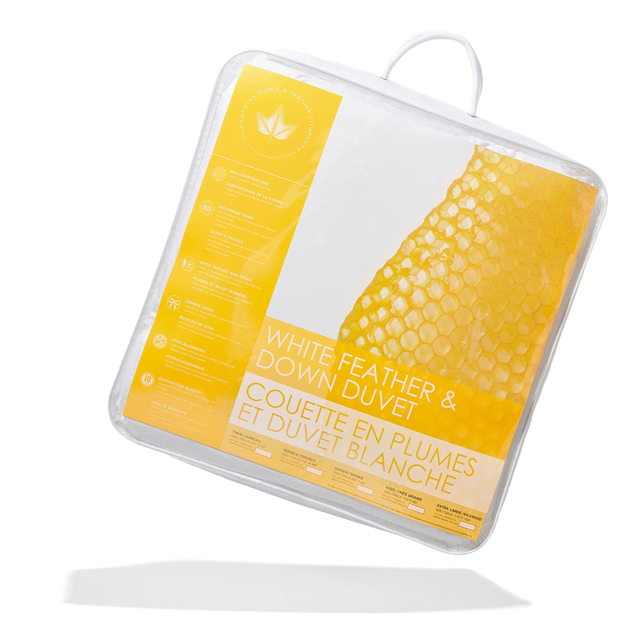 White Feather & Down Duvet - Regular Weight