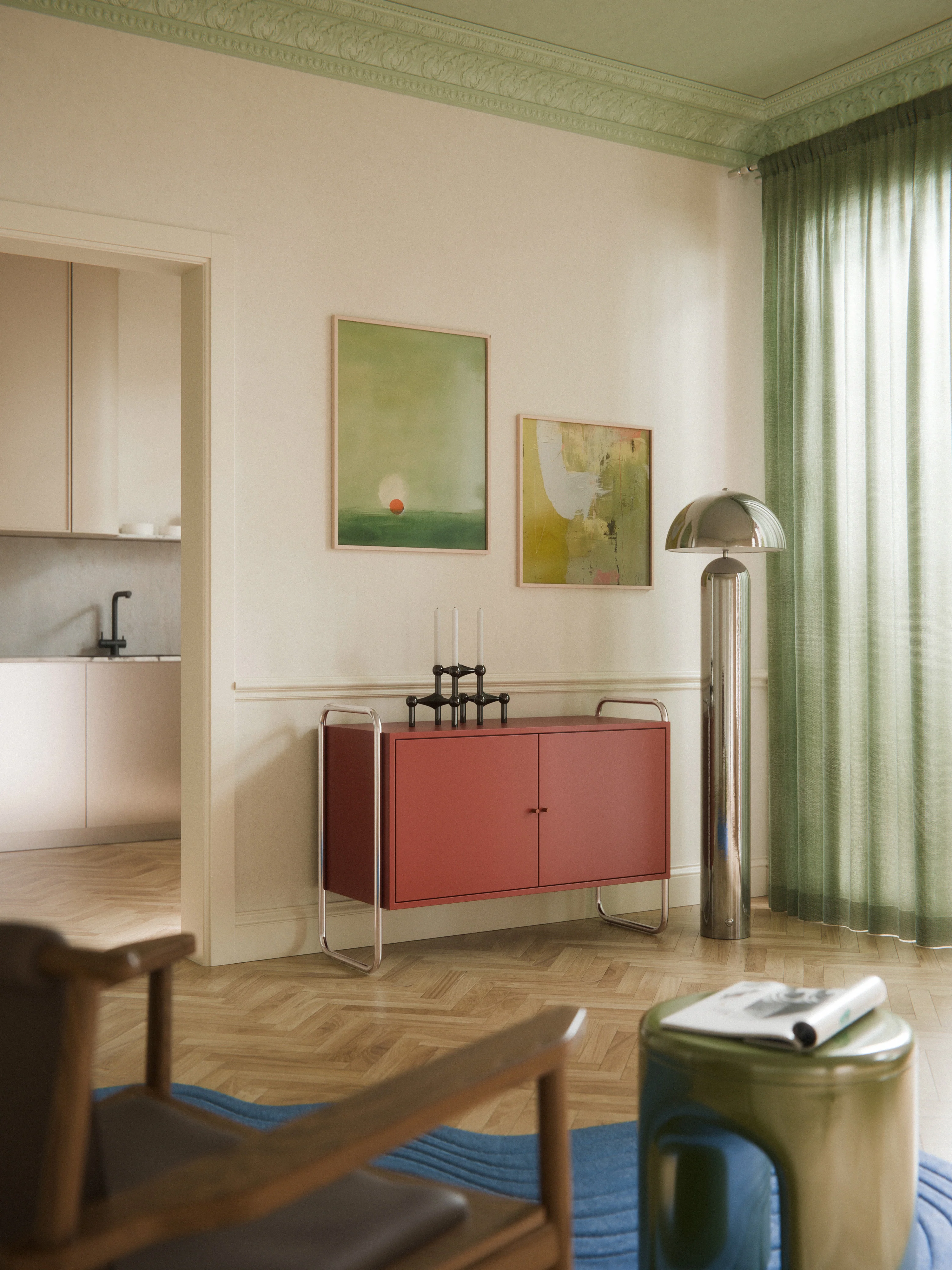 Metall-Sideboard Robyn