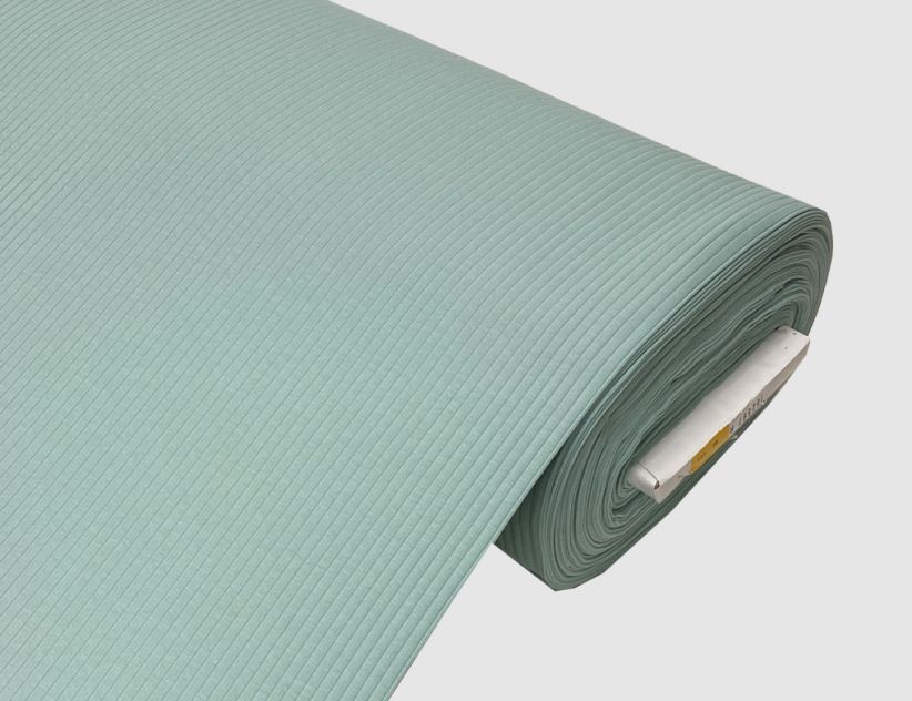 Jerseystoff Rippstruktur Mint