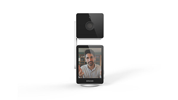 Caméra de surveillance intérieure connectée motorisée avec écran Dio Connected Home