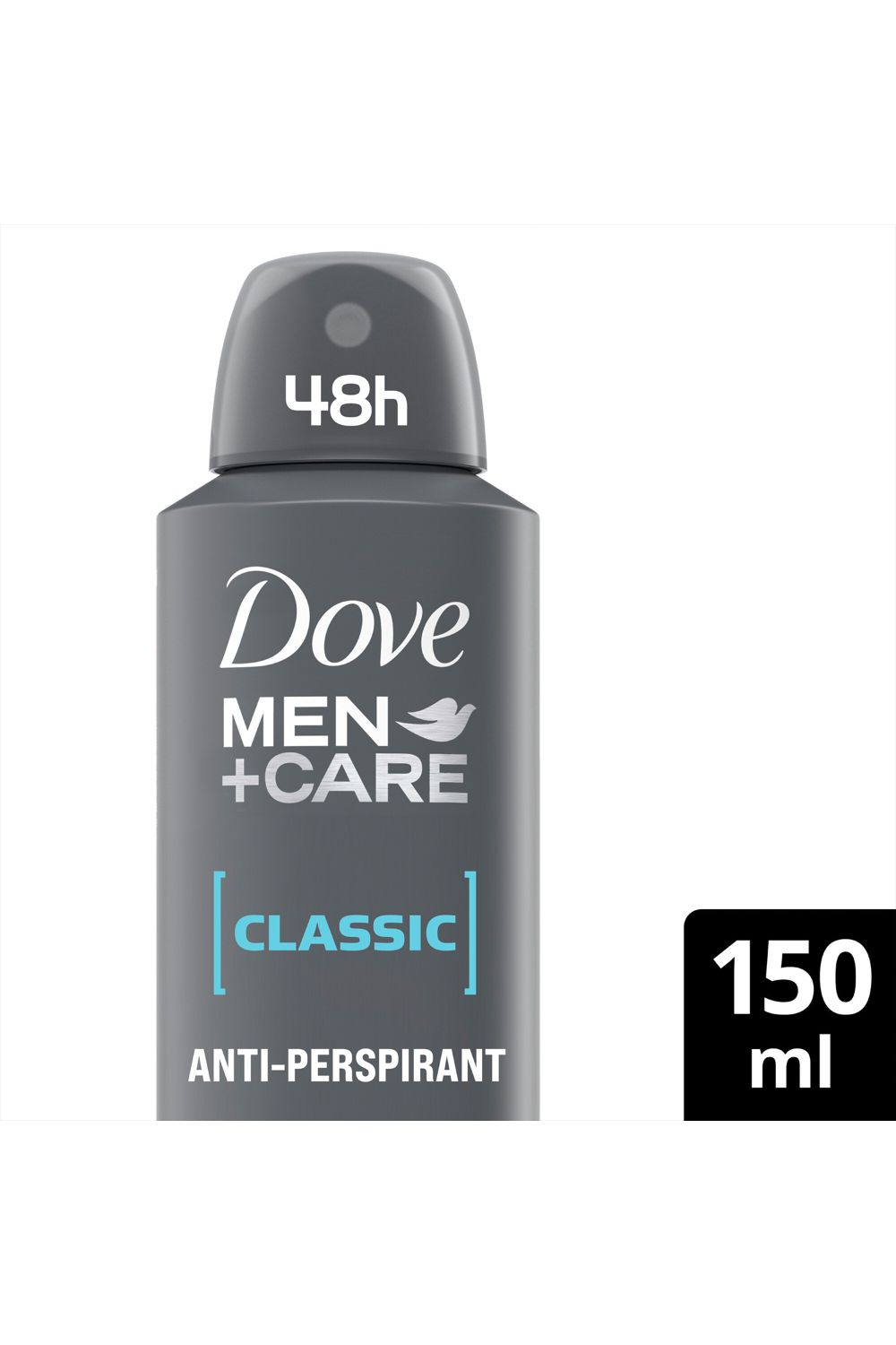 Dove Men Care Classic 'Antiperspirant' w/ 48H Sweat Protection 150ml, 3pk