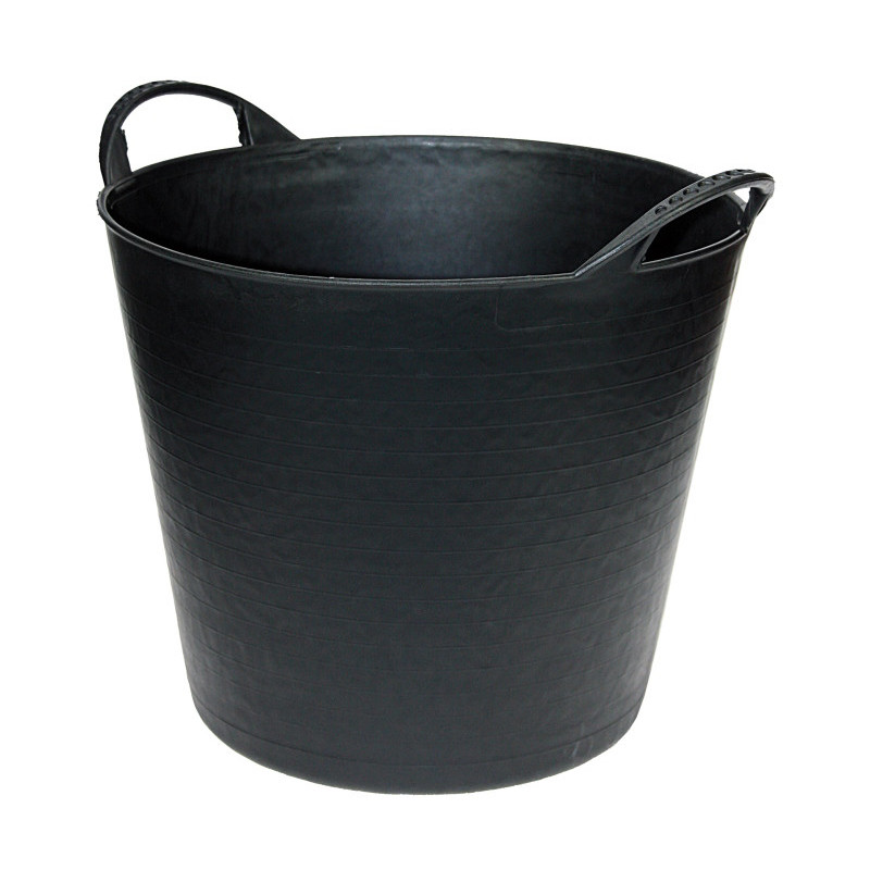 Seau en plastique souple noir 26 L AVR-TOOLS