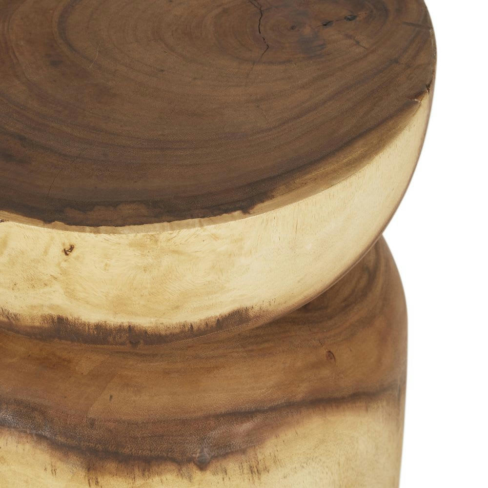 ARFANA - Bout de canapé en bois d'albizia marron