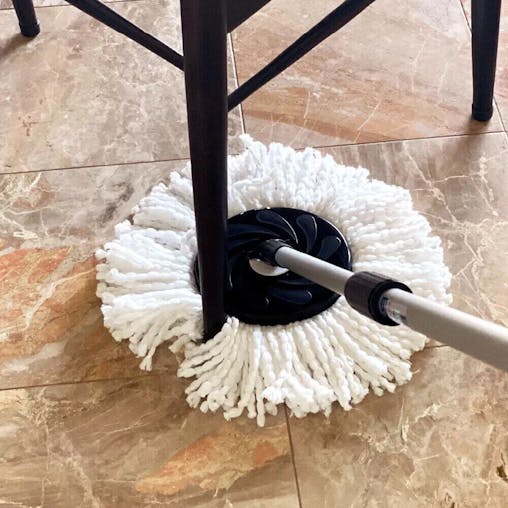 White Magic Spin Mop Duo w/ Bucket