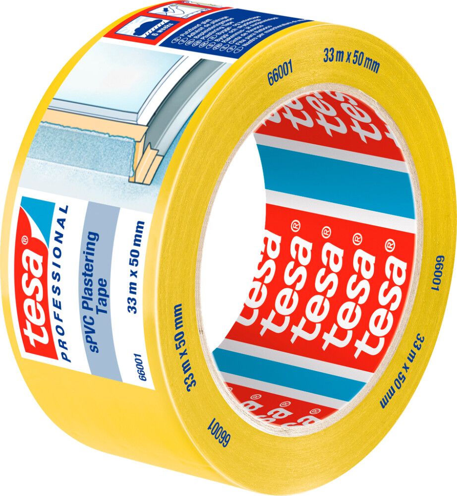 BYGGTAPE TESA 66001 PLASTERING 33MX50MM