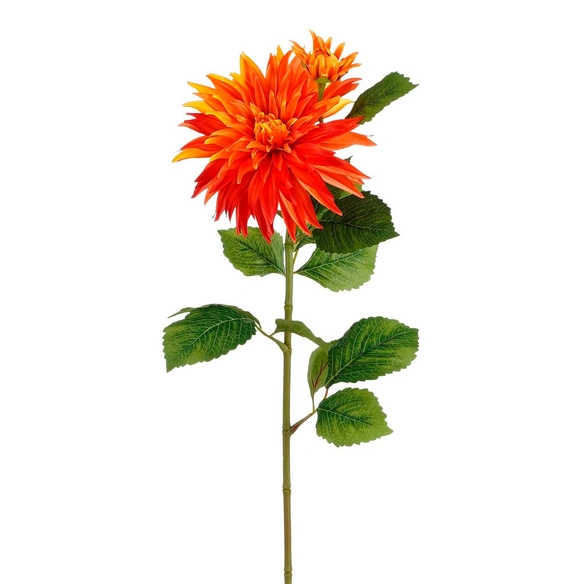 Kunstblume, LxBxH: 17,5 x 17,5 x 16 cm, Zement, grün