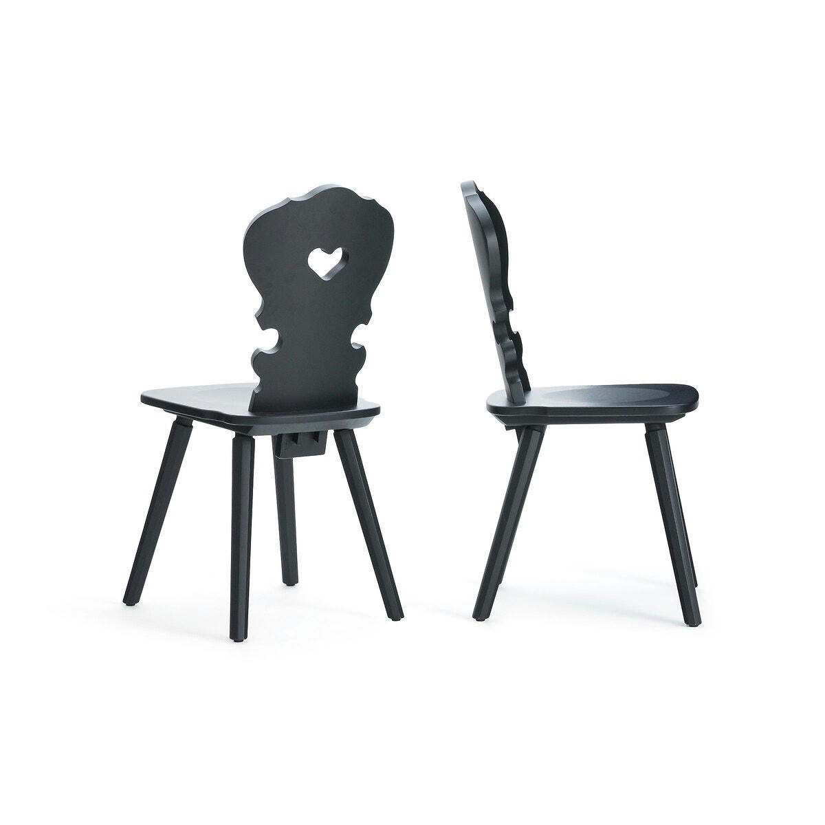 Lot de 2 chaises hêtre massif, Arthur