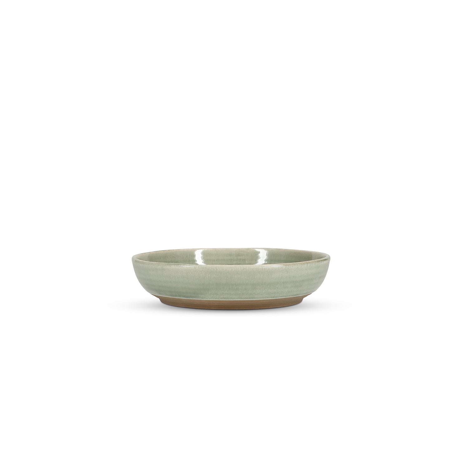 Salt & Pepper - Kom 23xH5cm groen Cameo - Set van 2