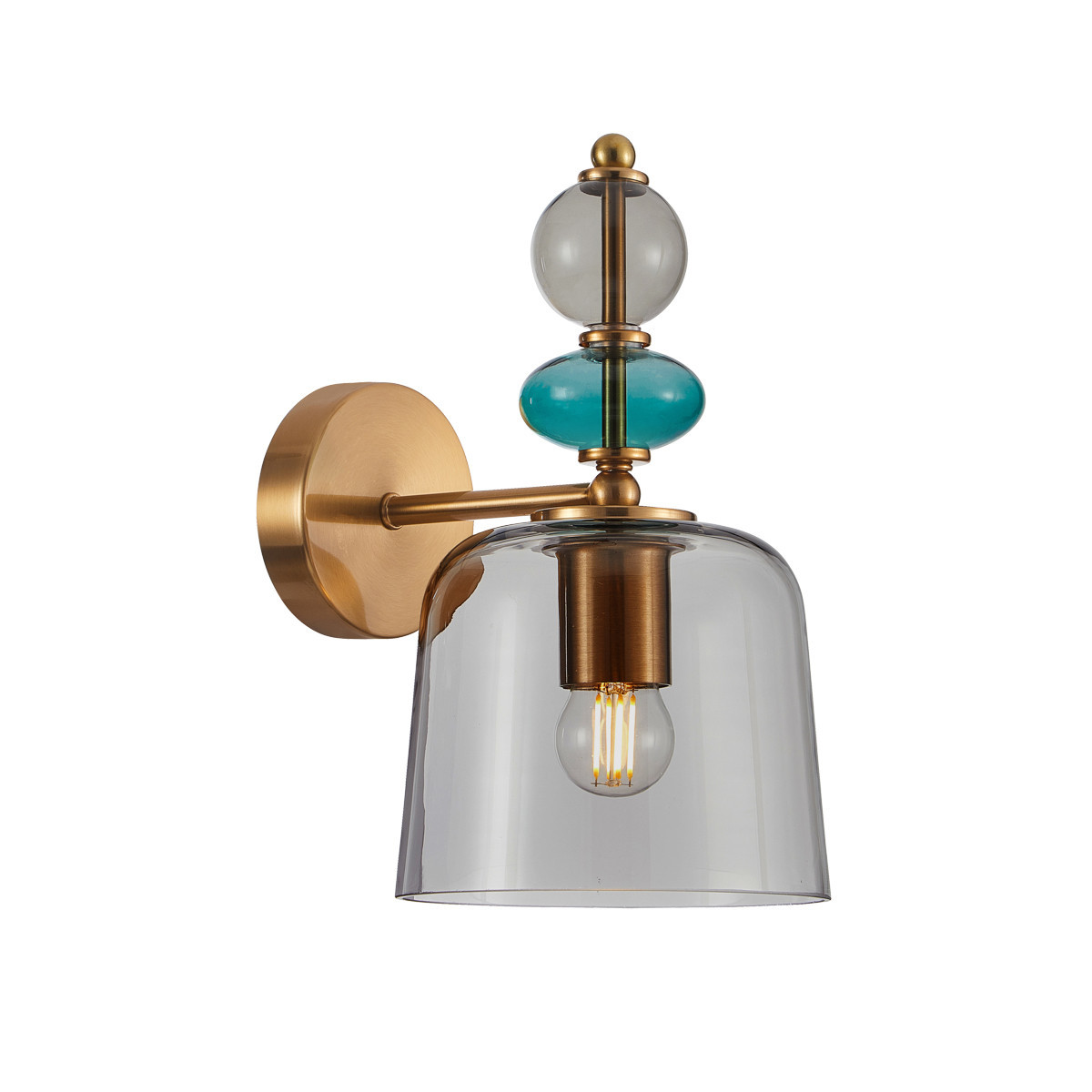 Kinkiet złoty NAMOS 1xE27x40W wym:28,5x16x21,5cm IP20 Italux