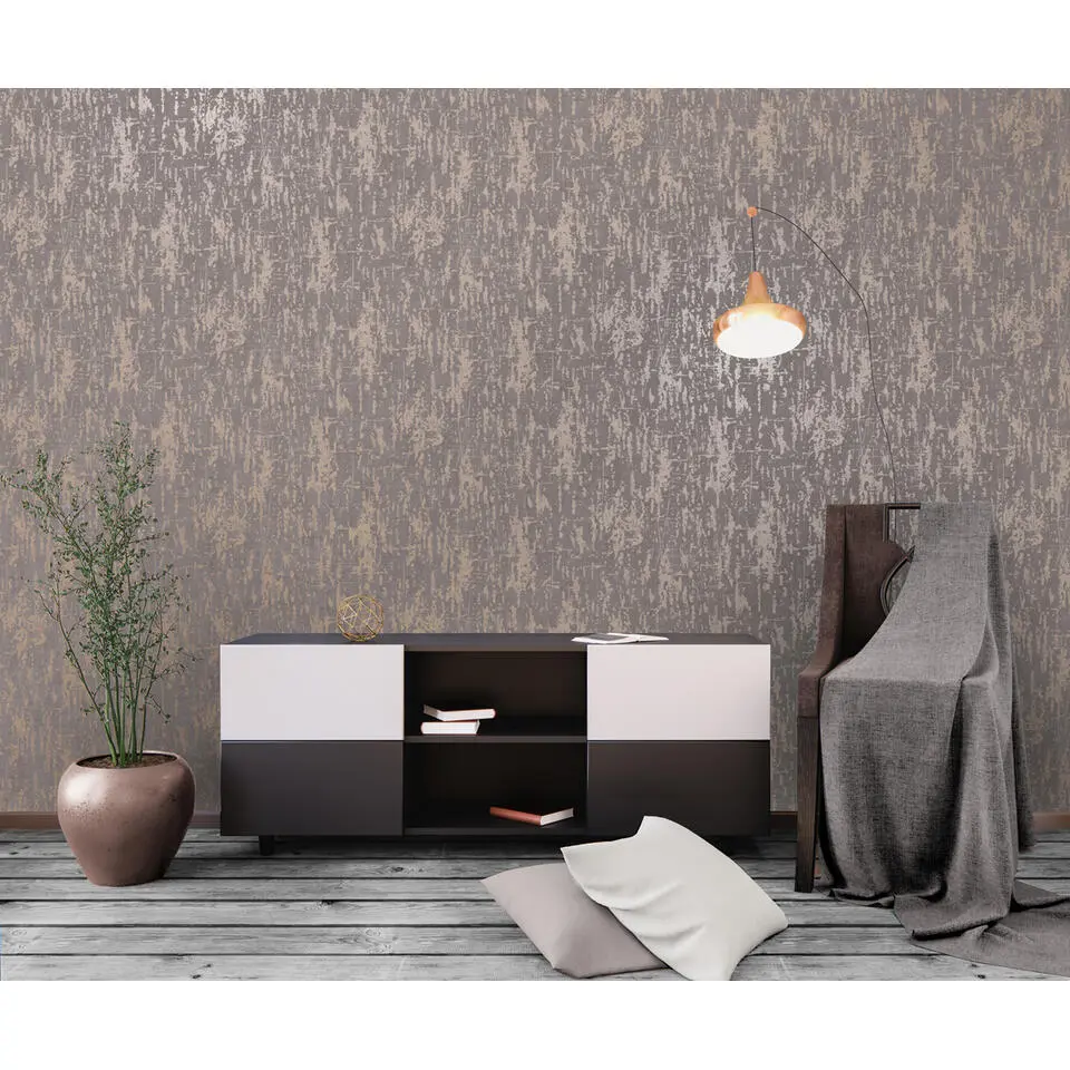 Dutch - Indulgence Urban loft texture dark slate - 0,53x10,05m