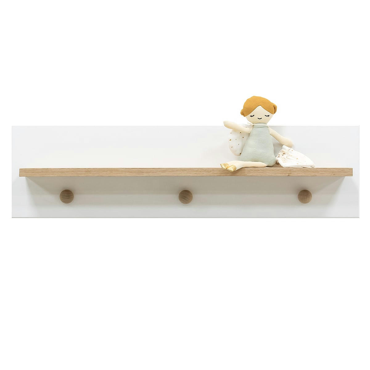 PARIS - Étagère blanc chêne