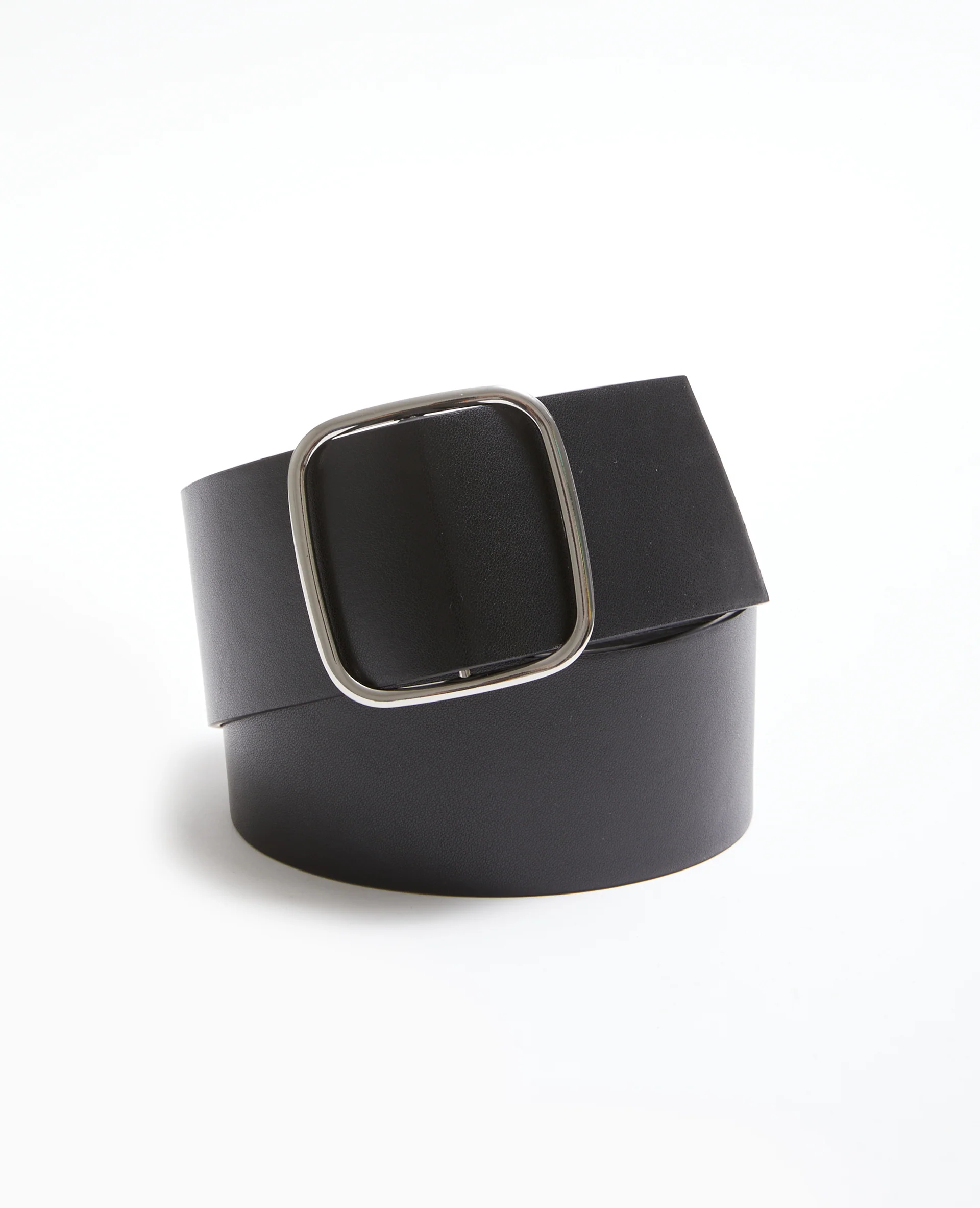 Ceinture large avec boucle carrée