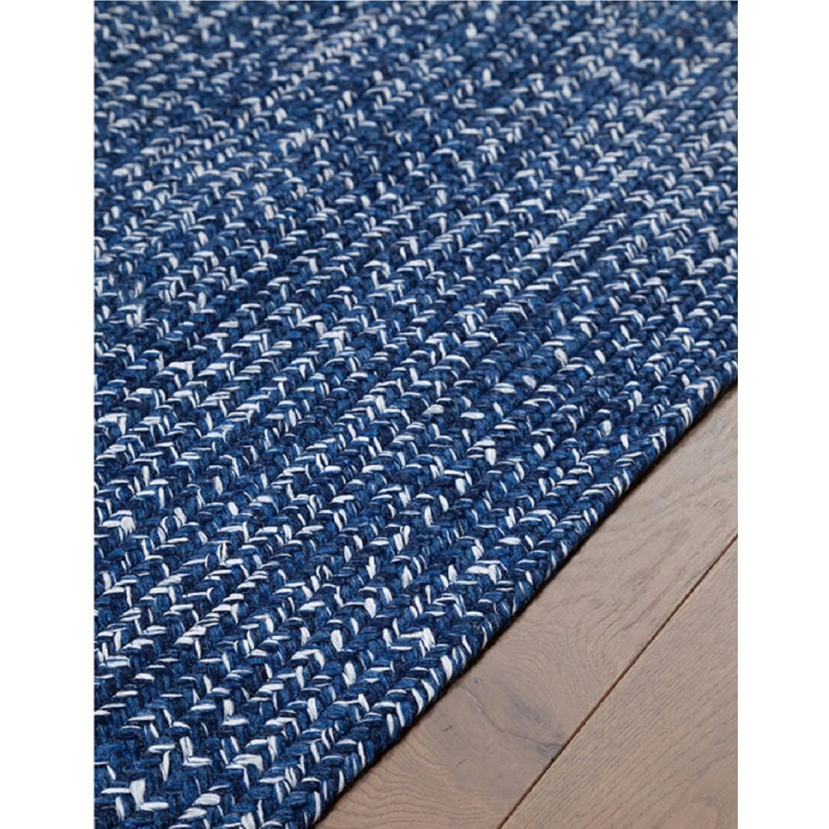 JUTY - Tapis en jute bleu 65x200 cm