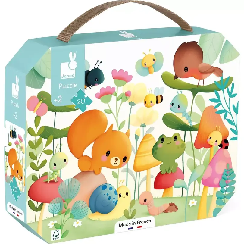 Puzzle 20-teilig Meine Freunde im Garten
