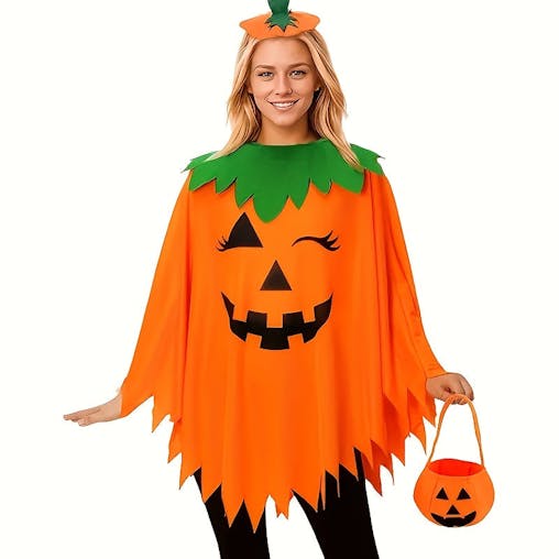 NNETM Pumpkin Costume Set Halloween Party Outfit