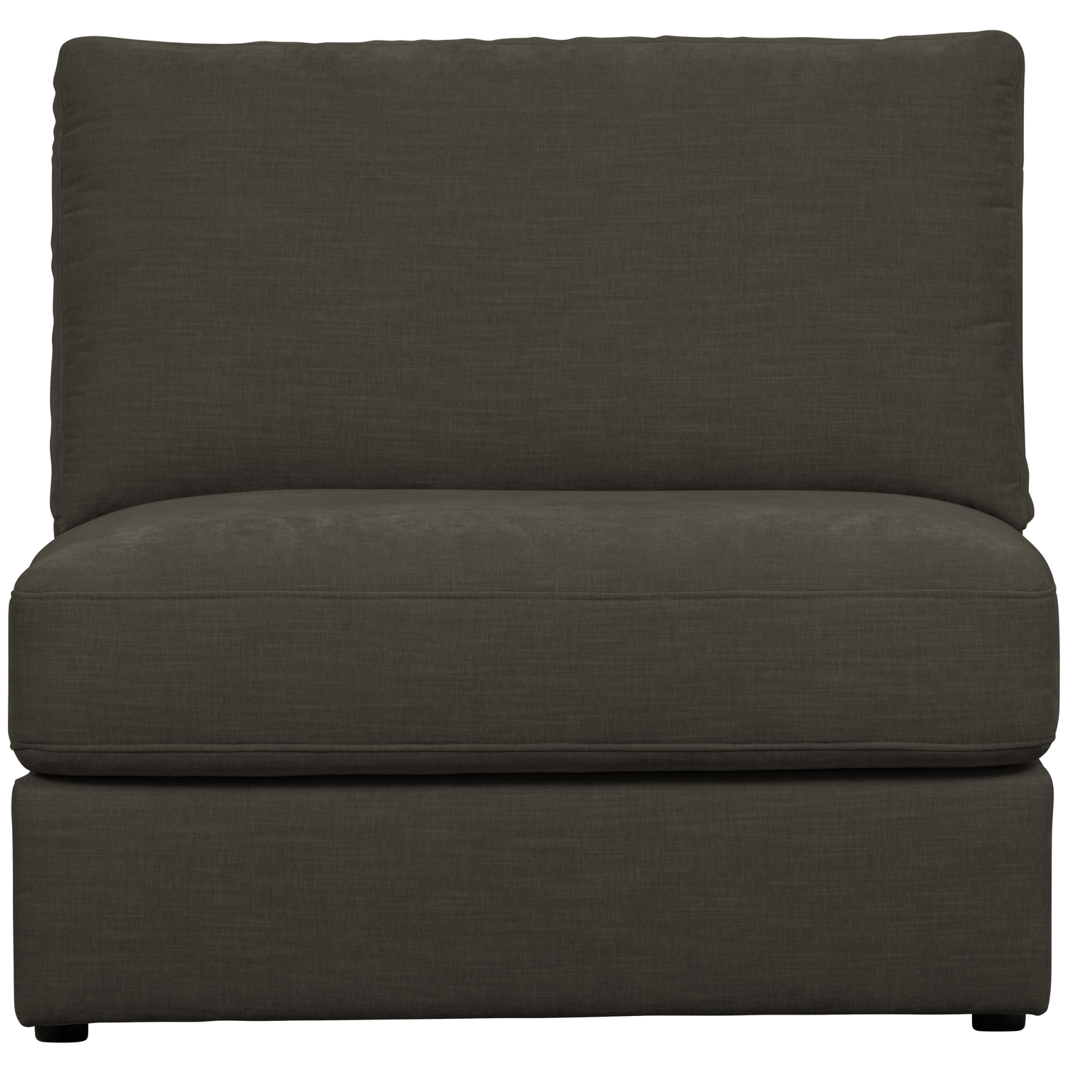 vtwonen 1-zits bank element zonder arm Family - Polyester - Antraciet - 85x90x98