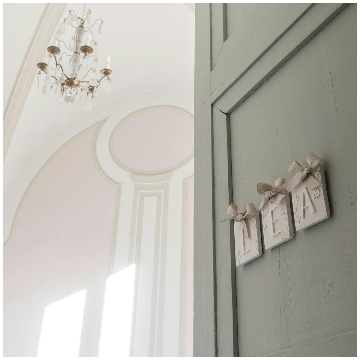 - Décor parfumé lettre A - Fleur de Coton