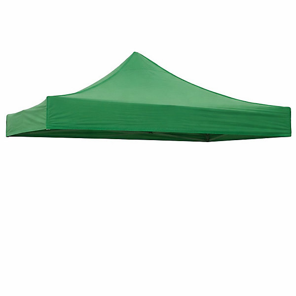 Feuille de toit imperméable verte 3X3 pour le remplacement du gazebo pliable