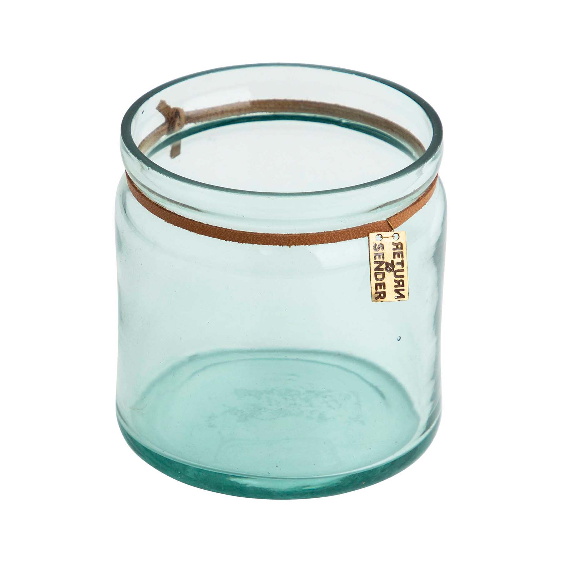 Return to Sender Waxinelichthouder 10 cm recycled glas