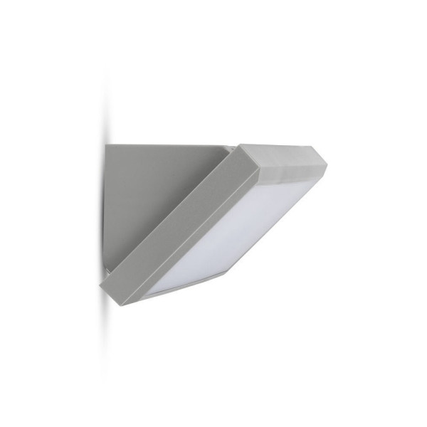 Kinkiet zewnętrzny VT-8054-N 3000K szary LED 1x12W 1250lm IP65 V-TAC