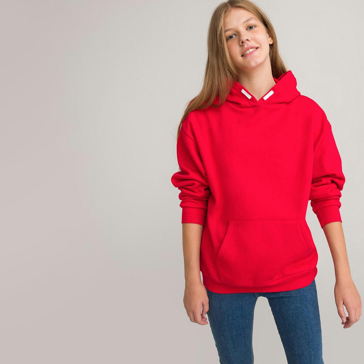 Sweat à capuche oversize en molleton unisexe