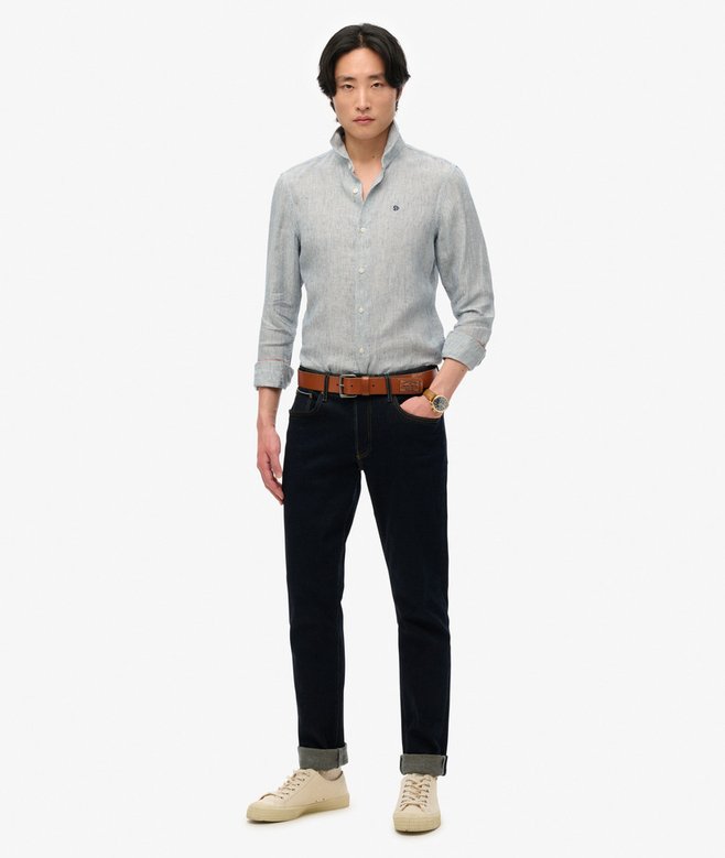 Embroidered Vacation Linen Shirt