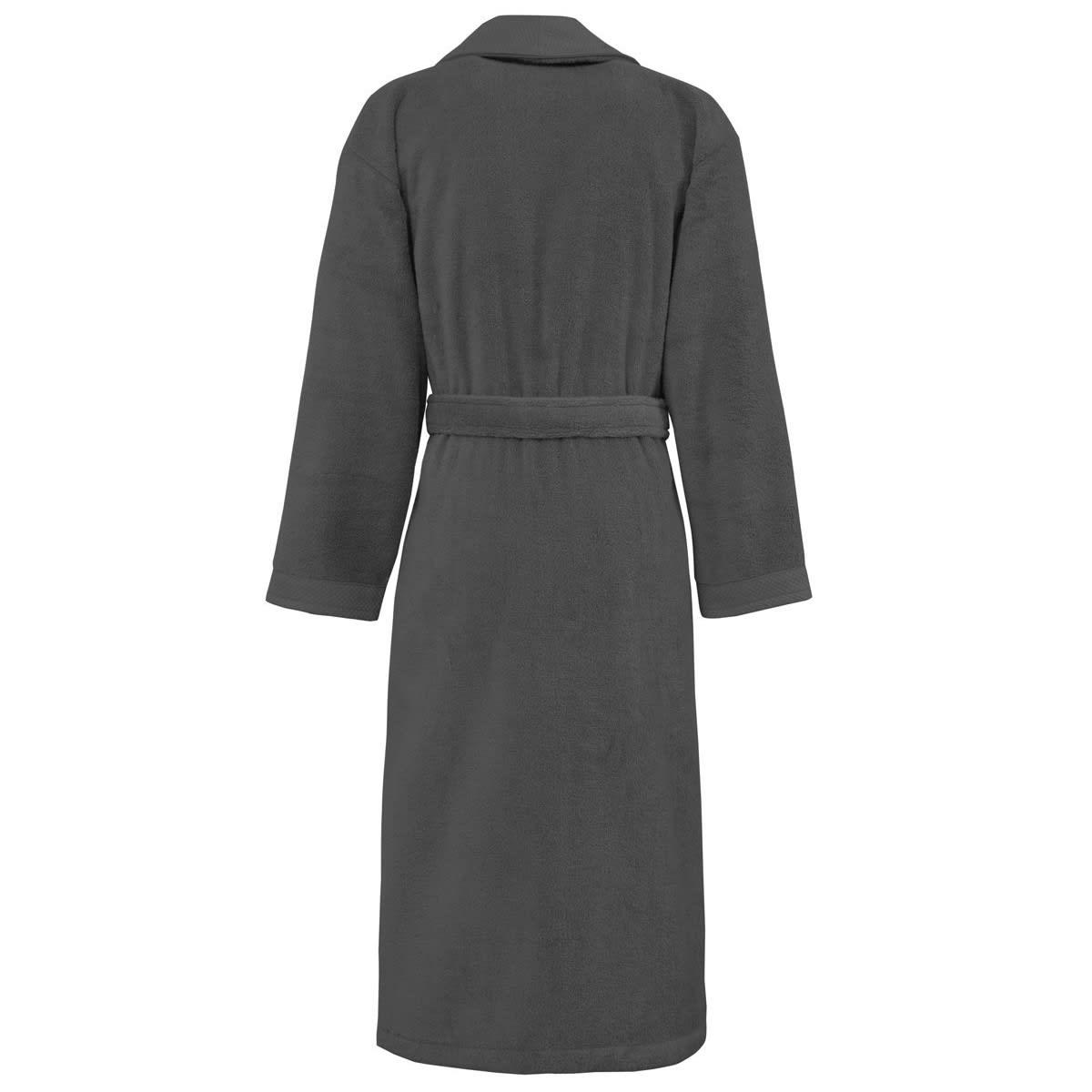 SENSOFT - Peignoir de bain mixte col châle Anthracite S