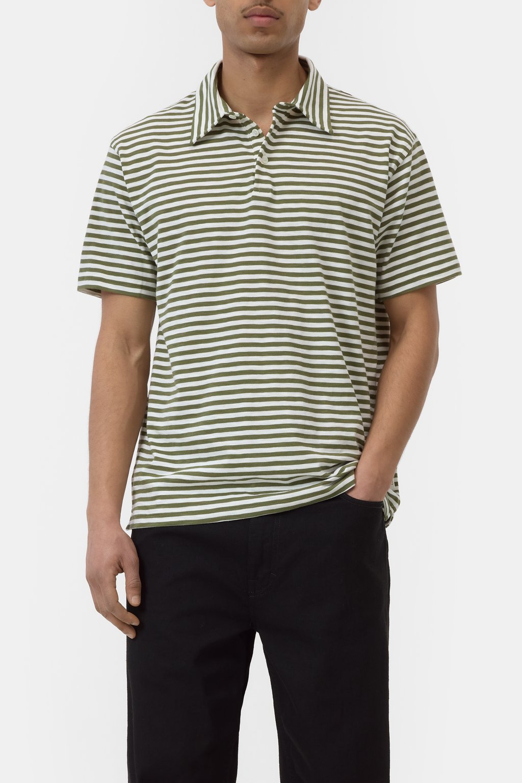 Gestreiftes Polo aus Bio-Baumwolle