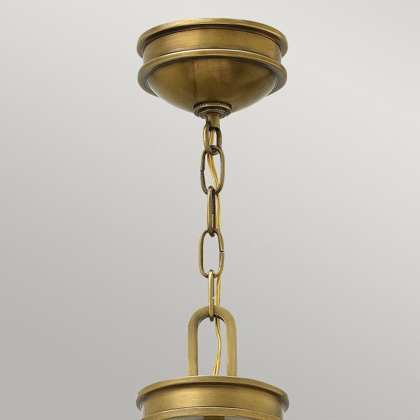 Lampa wisząca stary mosiądz Collier 4xE14x40W wym: 62x54x54 cm Hinkley