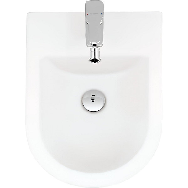 Bidet suspendu céramique traditionnelle SANINDUSA UrbY blanc