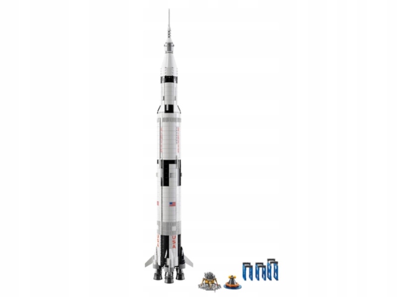 Klocki LEGO Ideas Zestaw Rakieta NASA Apollo Saturn V 92176