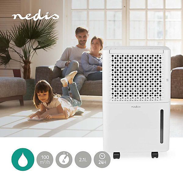 Déshumidificateur 10LJour Arrêt automatique NEDIS