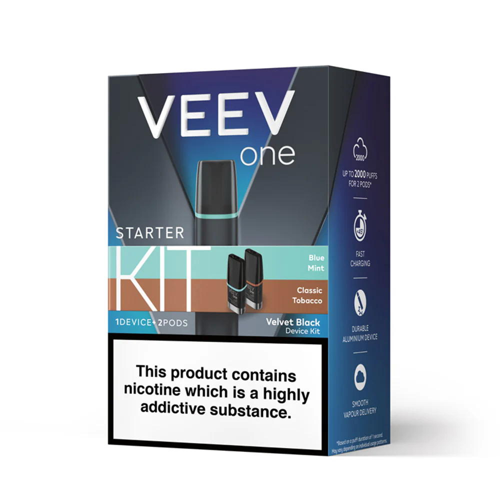 VEEV ONE Classic Starter Kit Blue Mint and Classic Tobacco - DELISTED