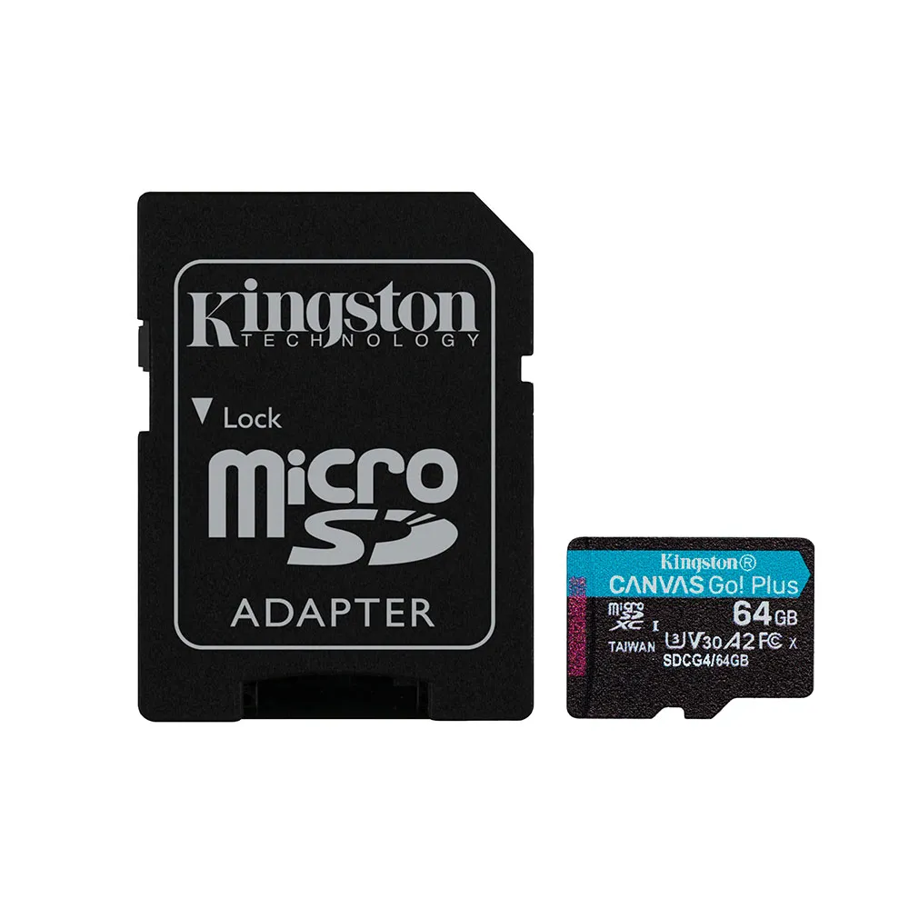 Kingston MSD CGP G4 200MB A2 U3 V30 AD 64GB memory card
