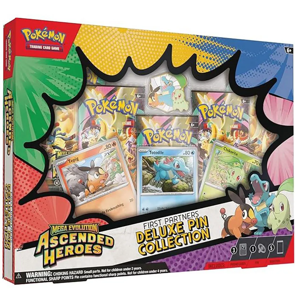 Pokemon Trading Card Game Ascended Heroes First Partners Deluxe Pin Collection Latin spanish