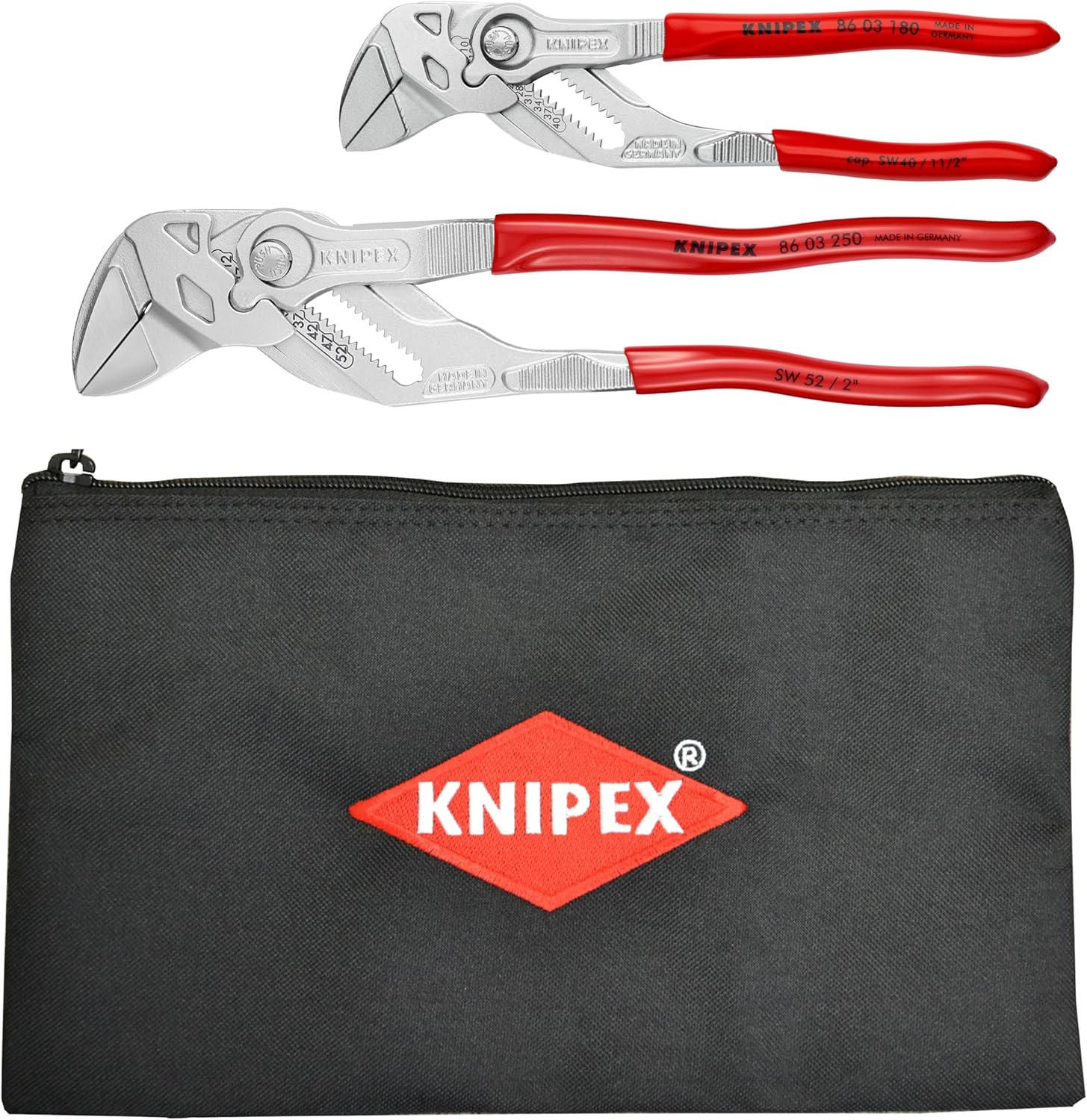 Knipex Tools 9K 00 80 109 US Pliers Wrench 7 and 10 Set with Keeper Pouch (2 Piece)
